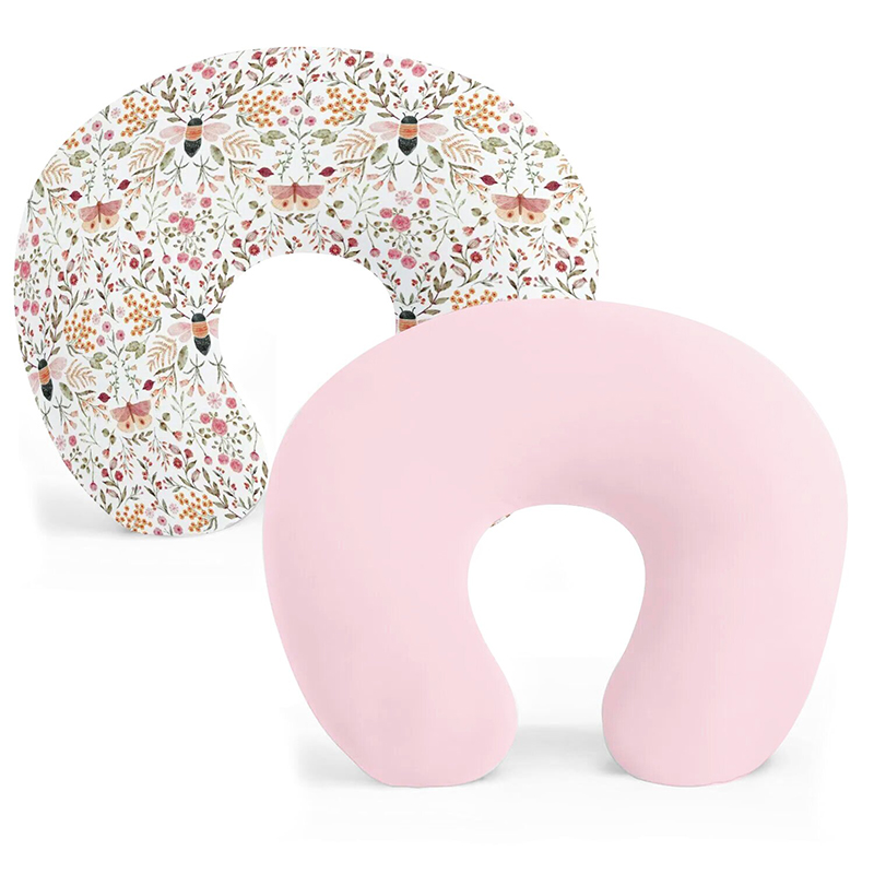 Nursing Pillow Breastfeeding - 2PCS Baby Pflege Kissen Abdeckung Druck