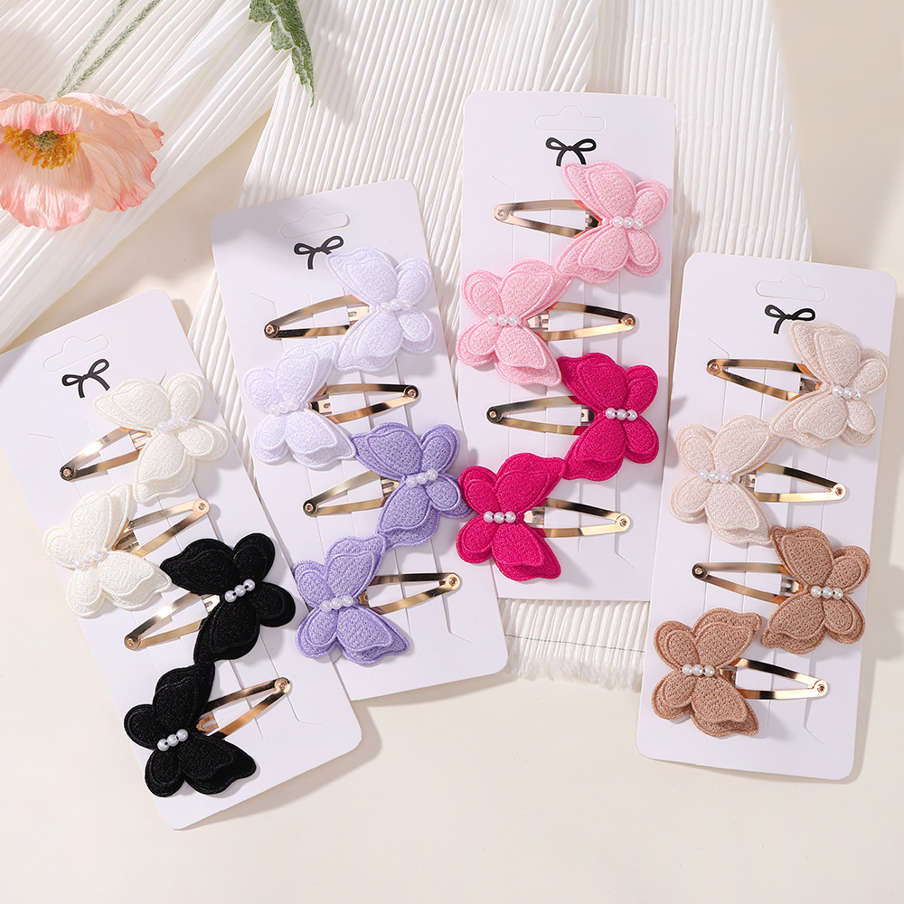 Baby Products Set - 4 Teile/satz Schmetterling Haar Clip Set