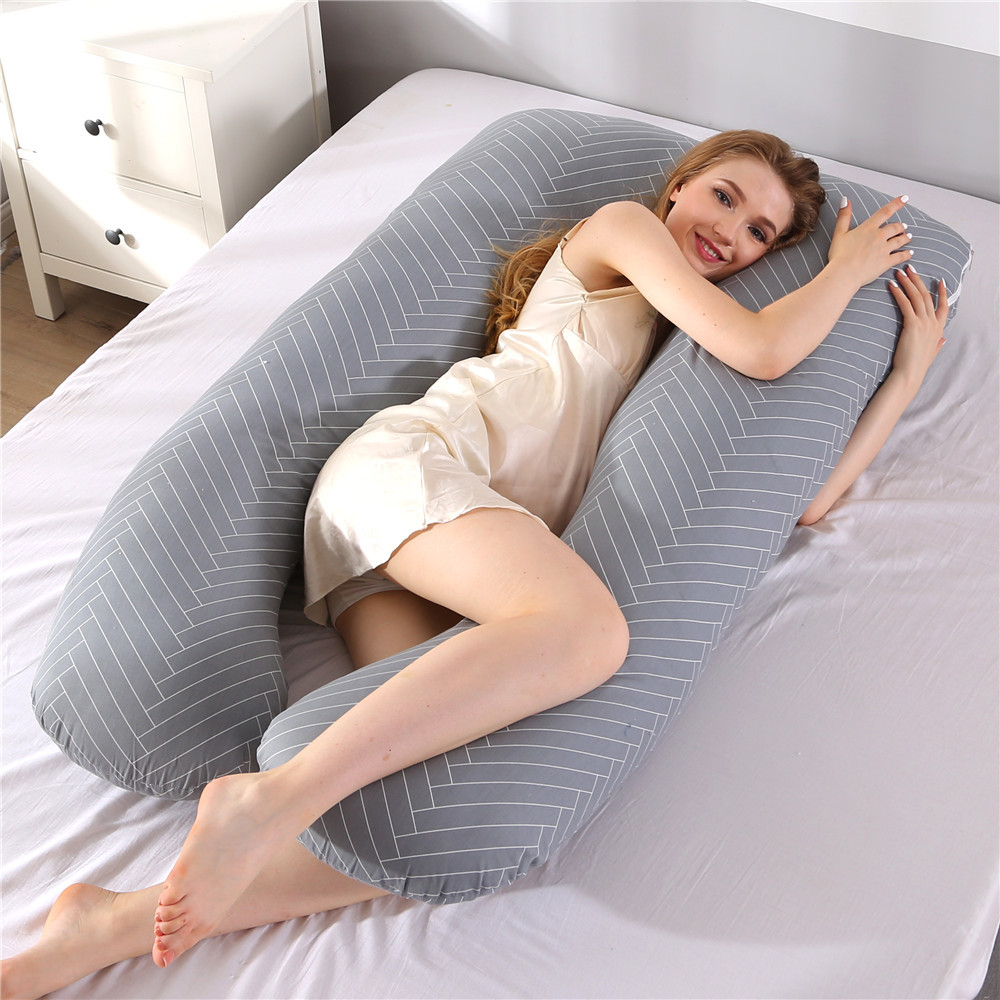 Nursing Pillow Breastfeeding - Schwangerschaftskissen, 130 x 70 cm, schlafendes