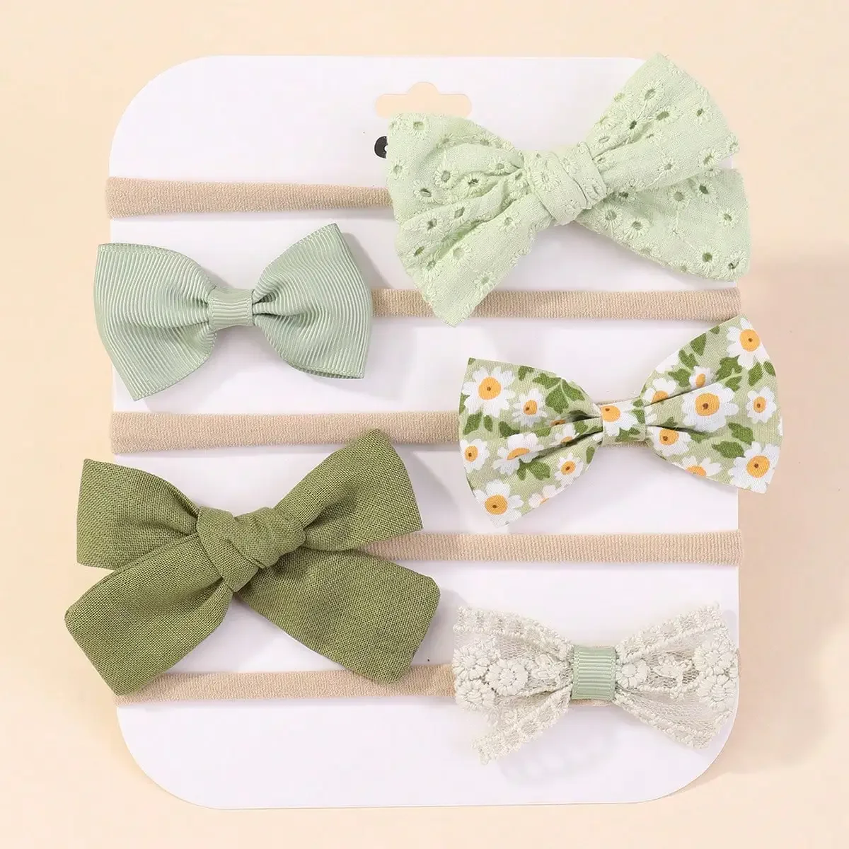 Baby Products Set - 5 Teile/satz Baby Elastische Stirnband Neugeborenen