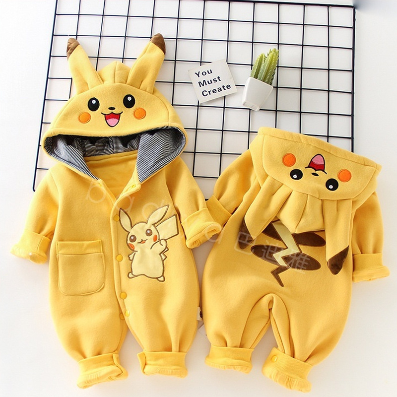 Baby Products Newborn - Cartoon Pocket Monsters Baby-Pyjama für Neugeborene,