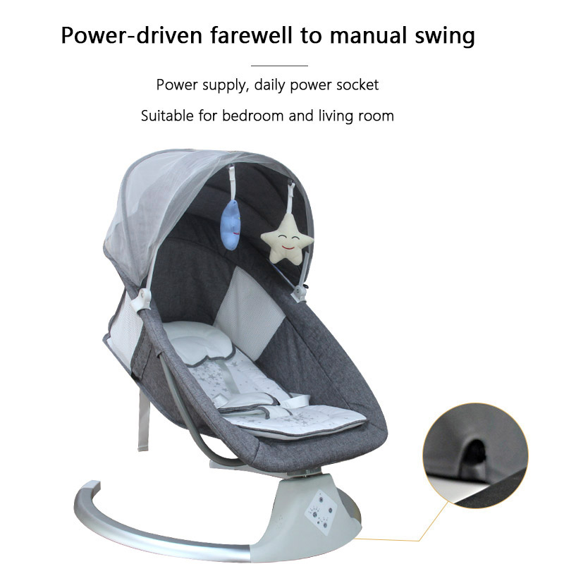 Baby Swing Bouncer - IMBABY Baby-Schaukelstuhl, intelligente Babywiege, elektrische Schaukel