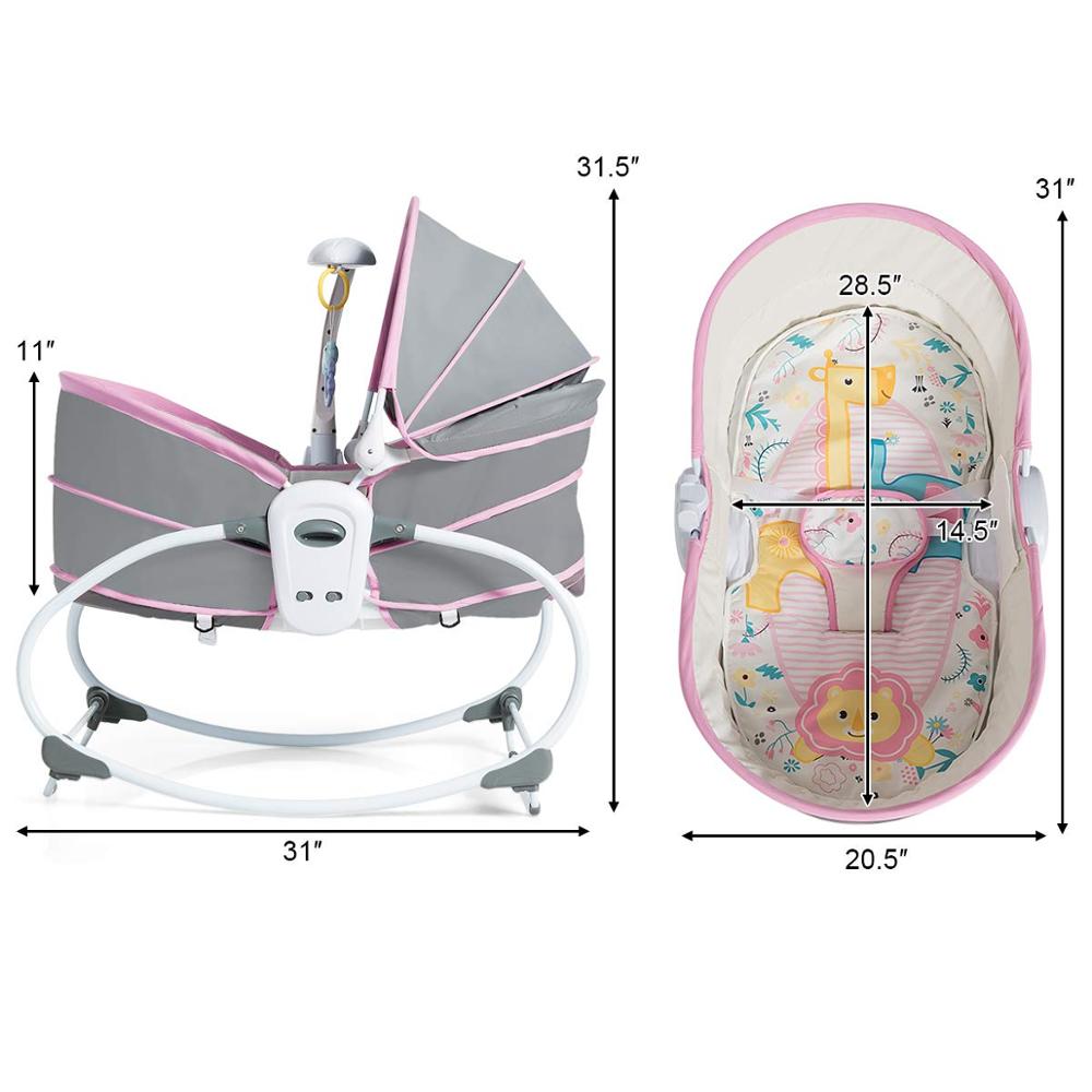 5-in-1 Babywippe, Babyschaukel – Baby Swing Bouncer Bewertung und Preis