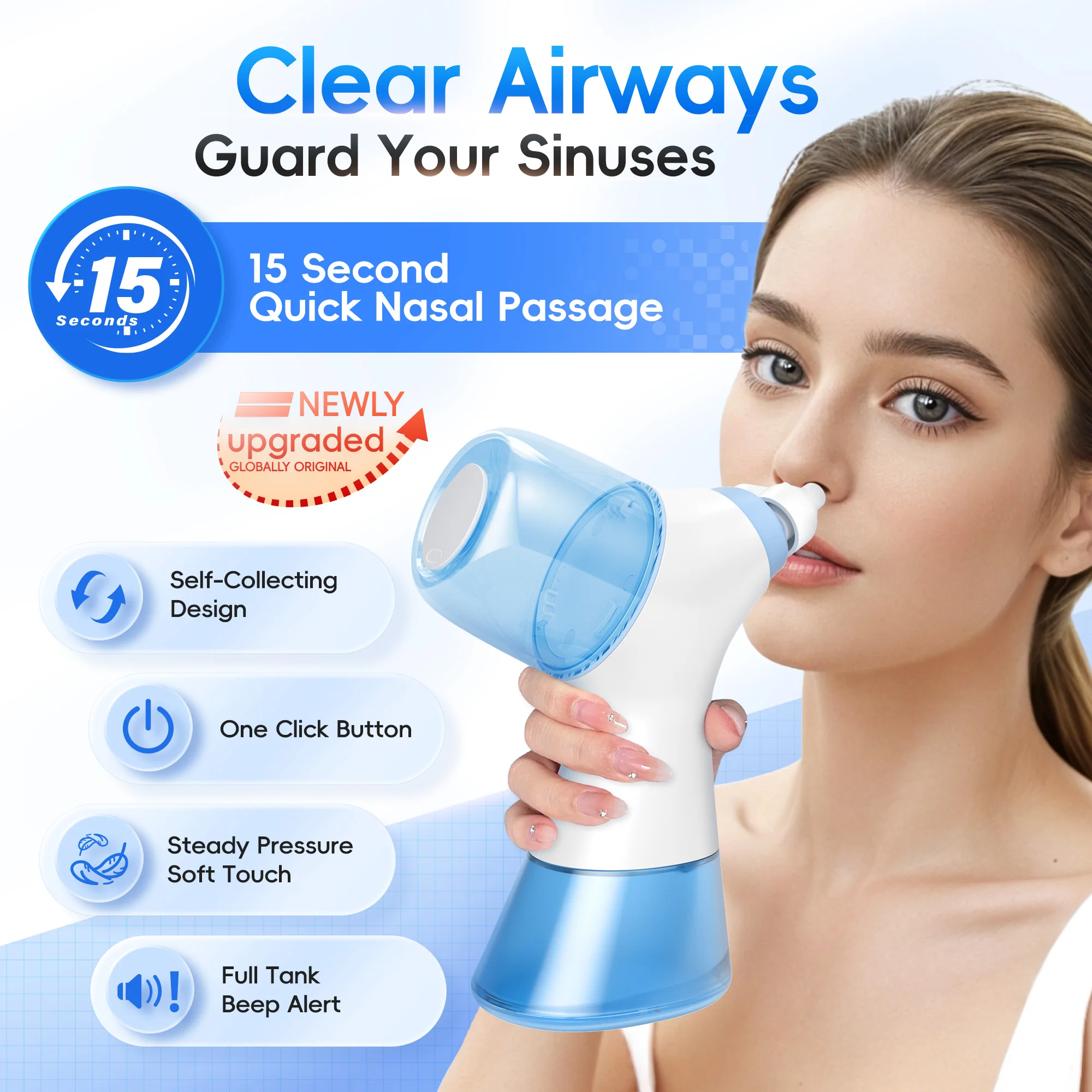 Nasenspülsystem mit Wassertank – Nasal Aspirator Bewertung und Preis