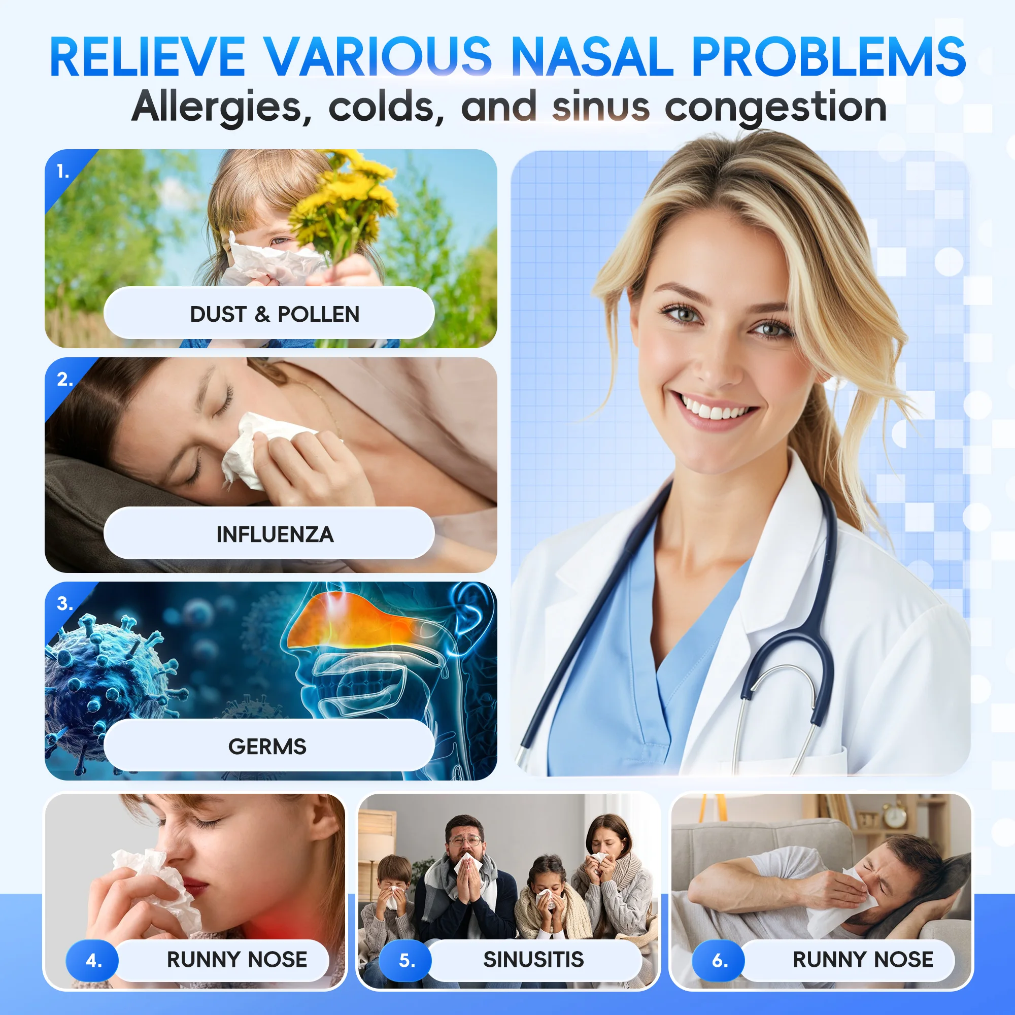 Nasenspülsystem mit Wassertank – Nasal Aspirator Bewertung und Preis