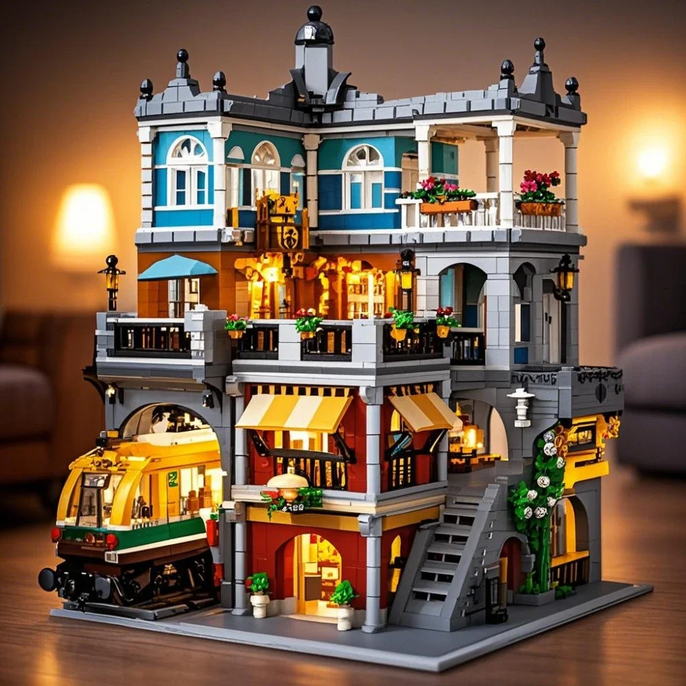 BurgerShop Bausteine Sets Mit  – Lego Set City Bewertung und Preis