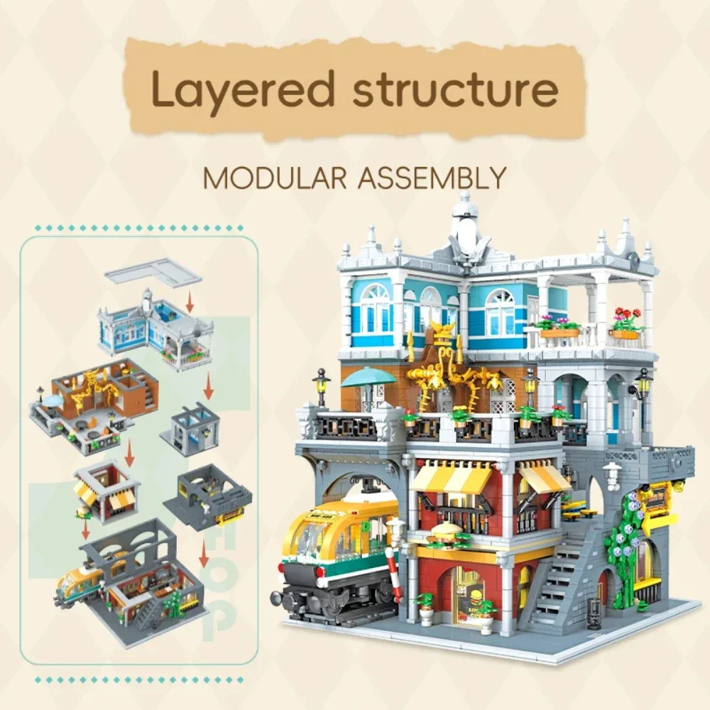 BurgerShop Bausteine Sets Mit  – Lego Set City Bewertung und Preis